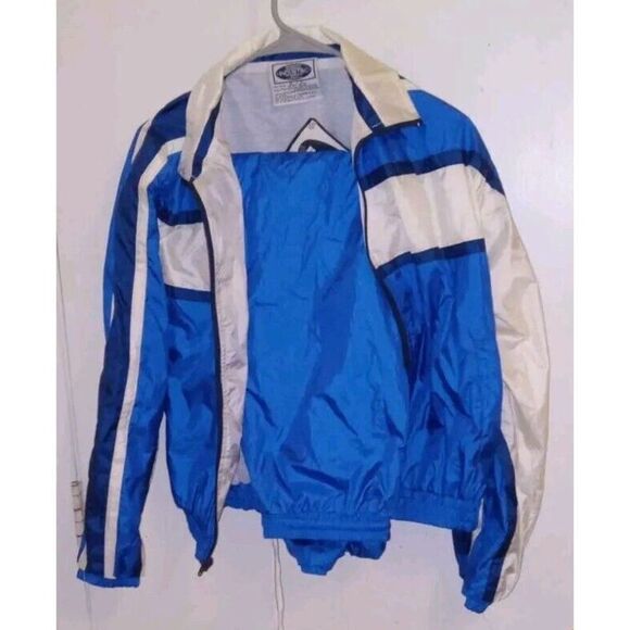 Authentic Industrie Wear Color Block Wind Suit Kids Medium 12-14 Vintage NWT 90s - Picture 1 of 10